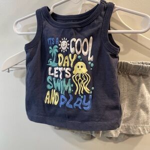 Cool Day Kids Tank Top - Navy